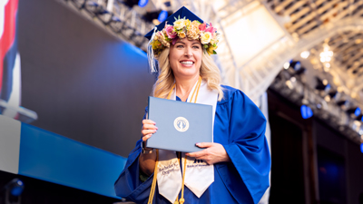 <p><strong>Meet Rita Aponte</strong><br />With help from her employer, Rita fulfilled her dream of college.</p>
